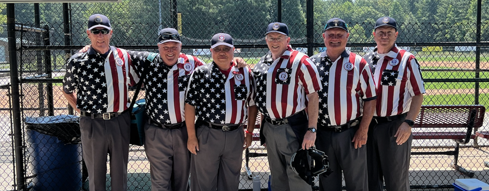 Umpires honor USA!